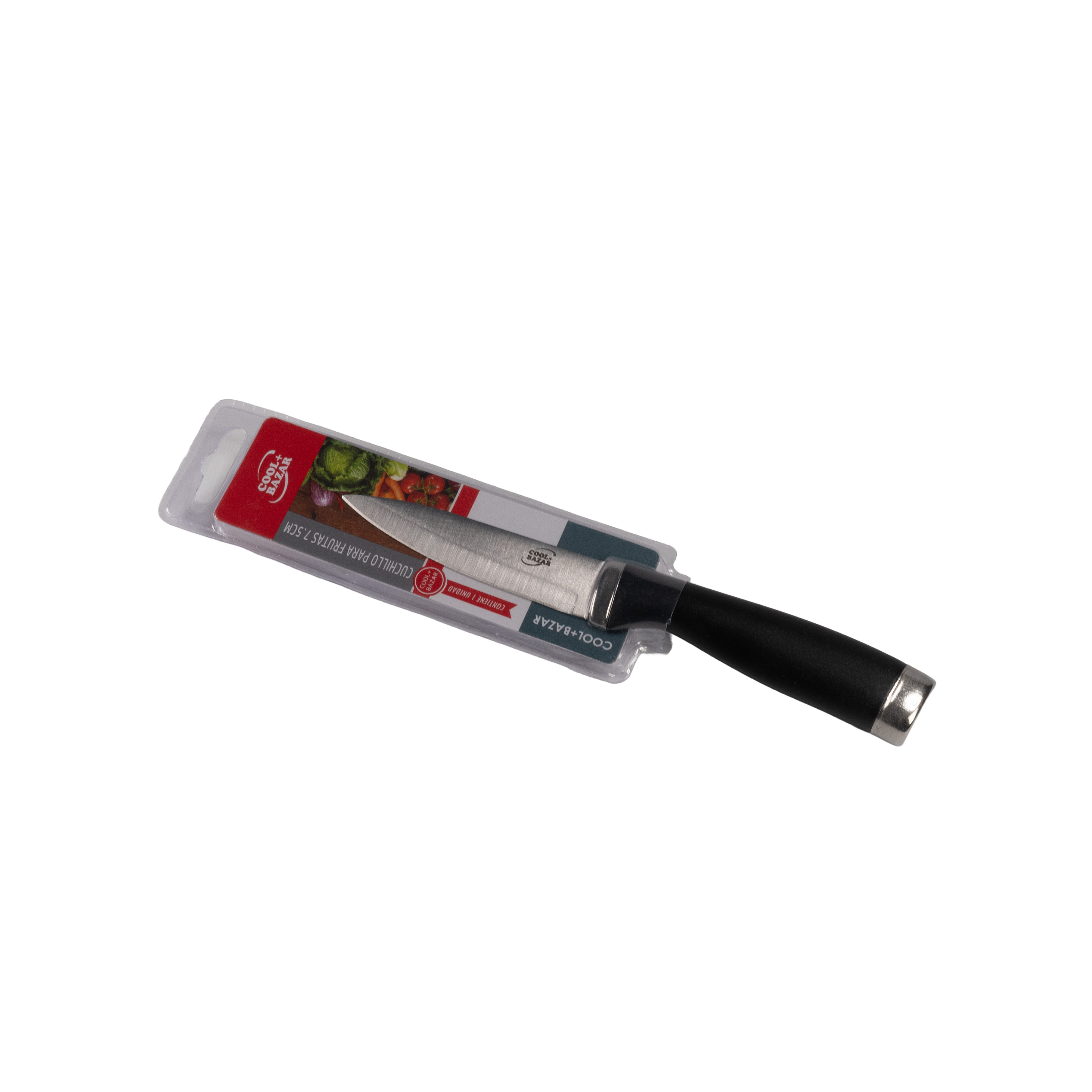 Cuchillo de frutas mango negro-A306-3N