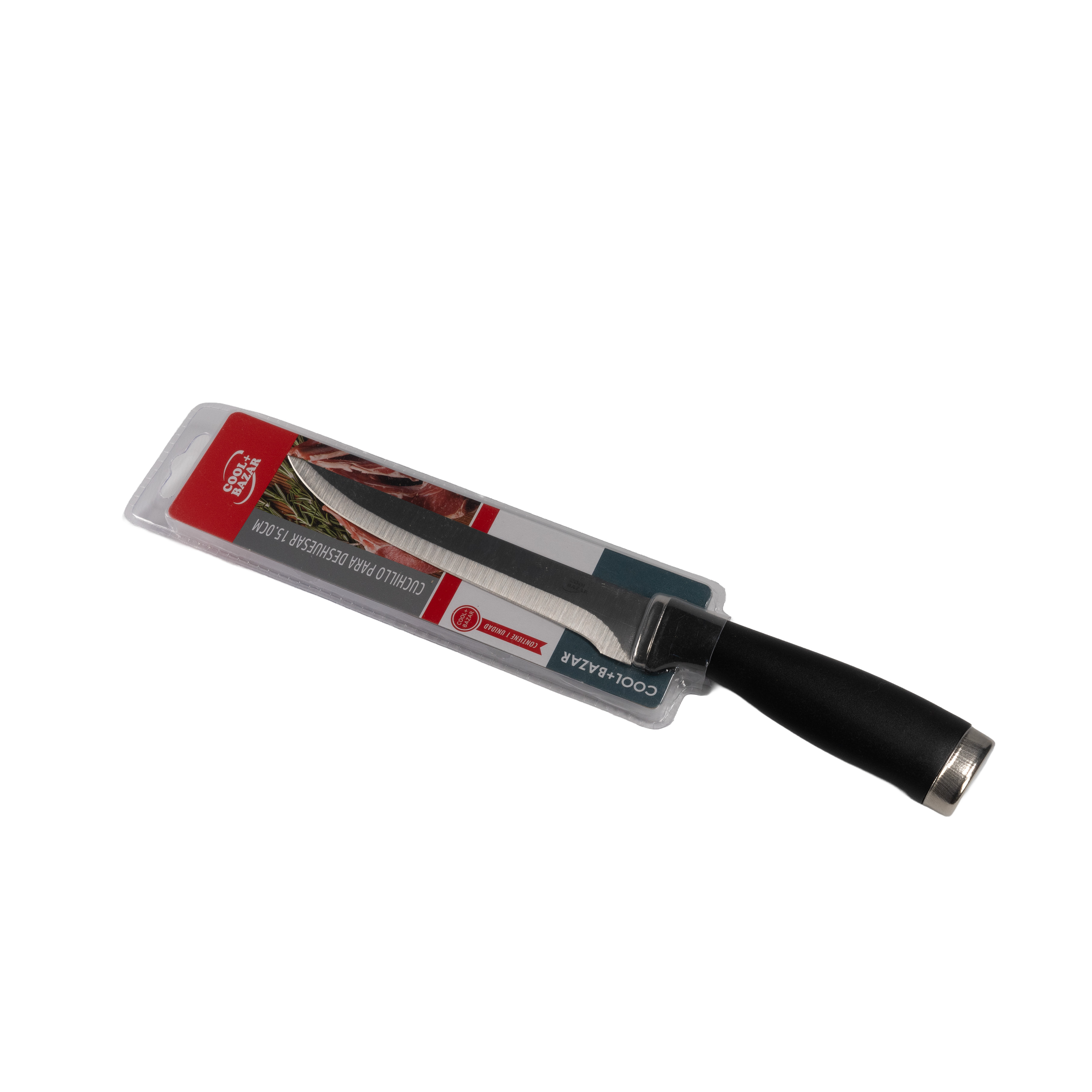 Cuchillo deshuesar mango negro-A306-6N