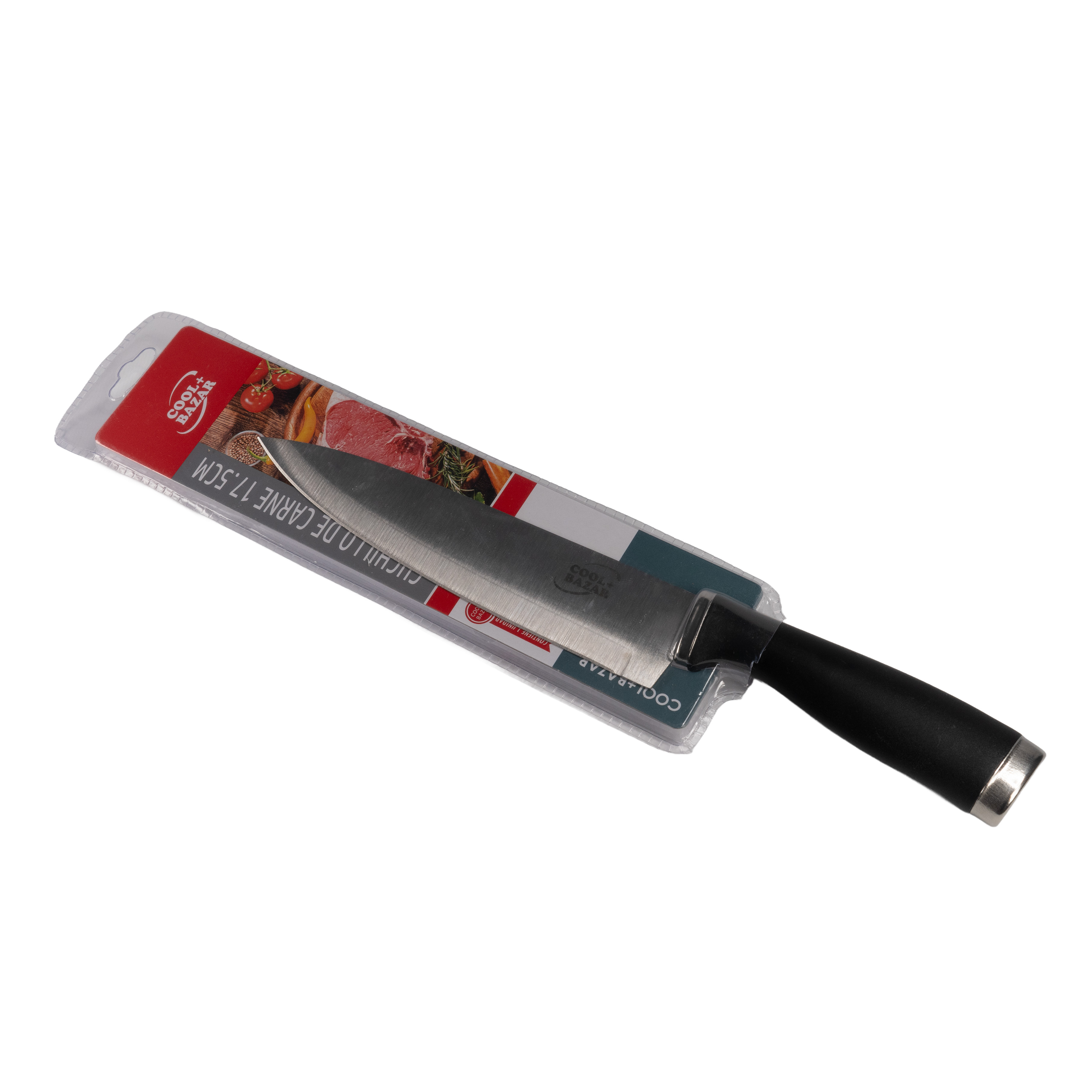 Cuchillo de carne mango negro-A306-7N