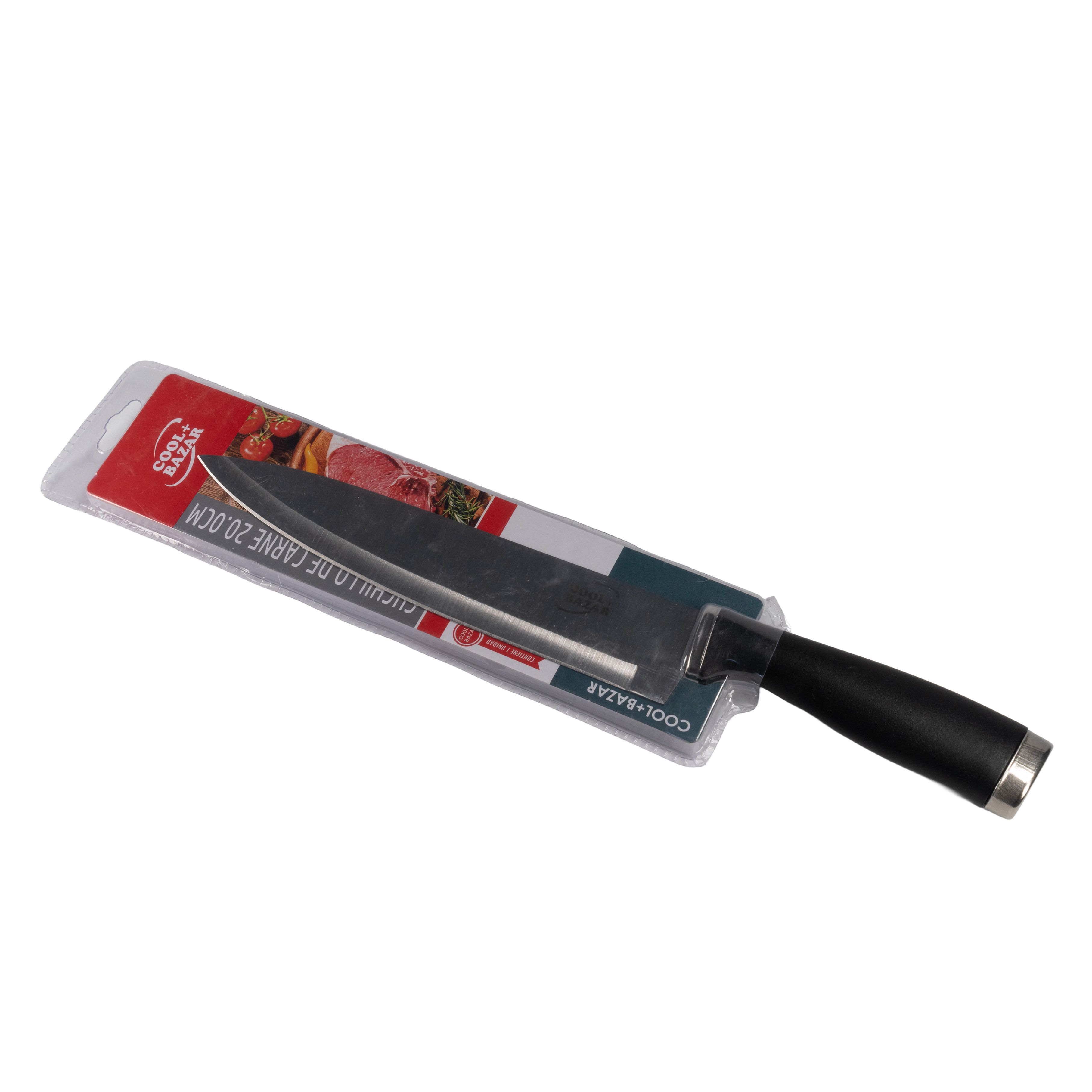 Cuchillo de carne mango negro-A306-8N