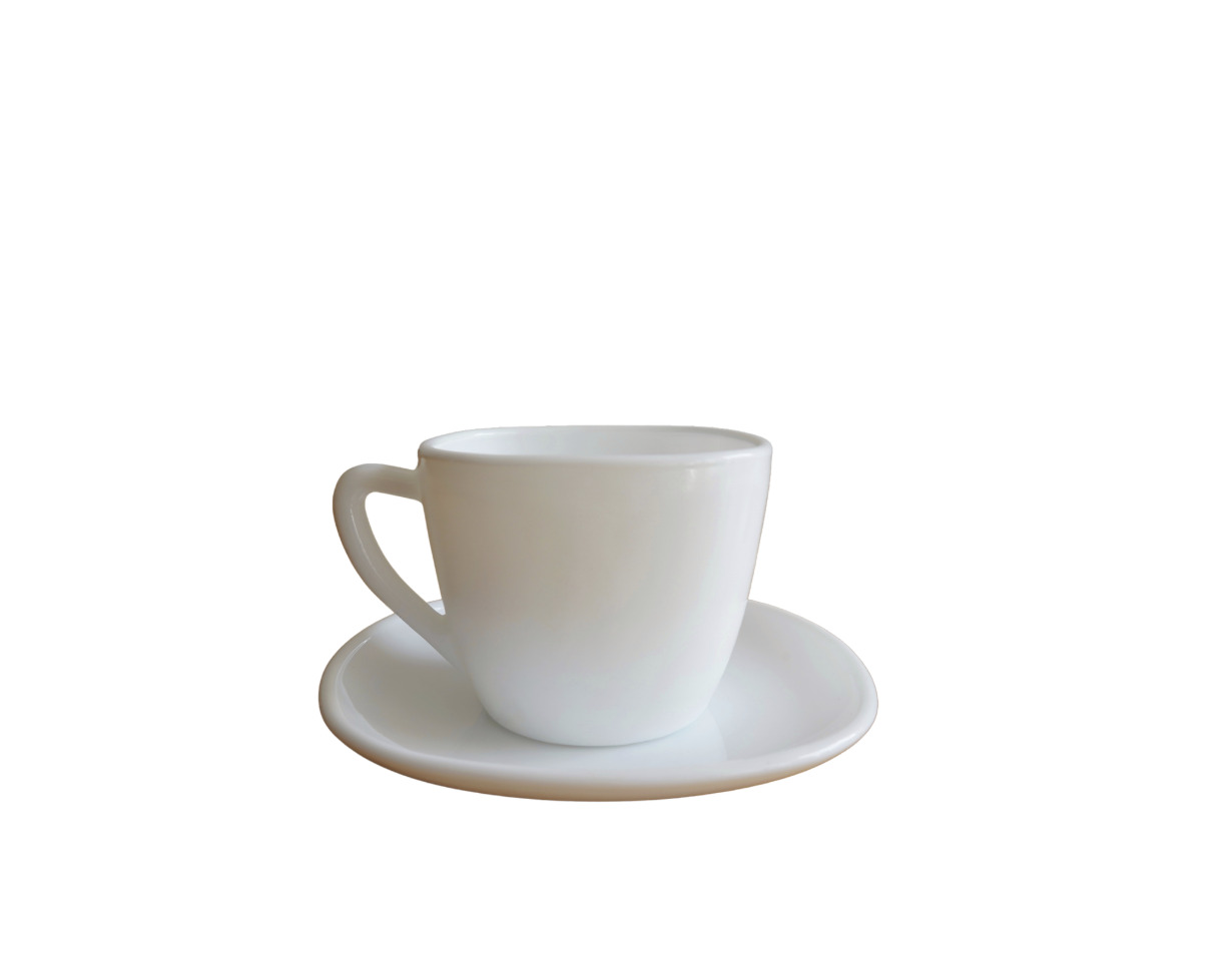 Taza con plato cuadrado-FXWB210T