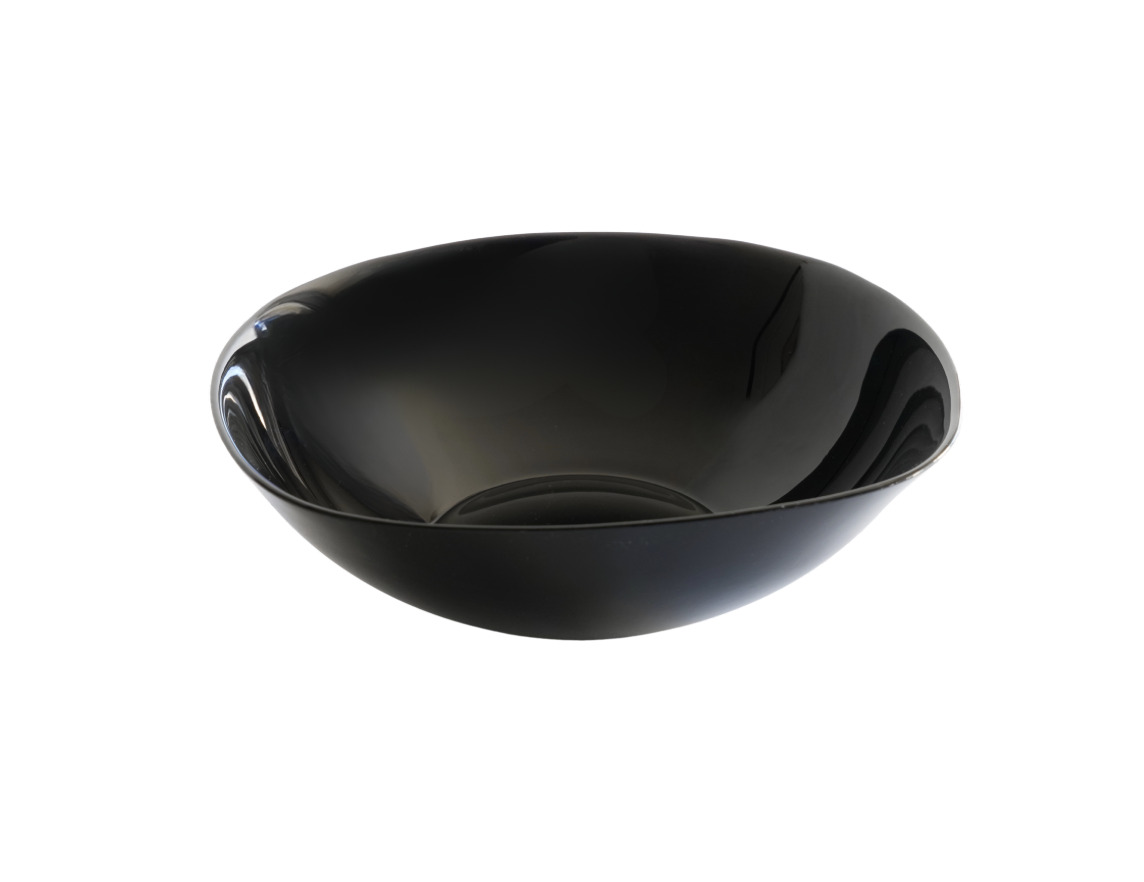 Ensaladela cuadrada negra 25cm-HLFW105