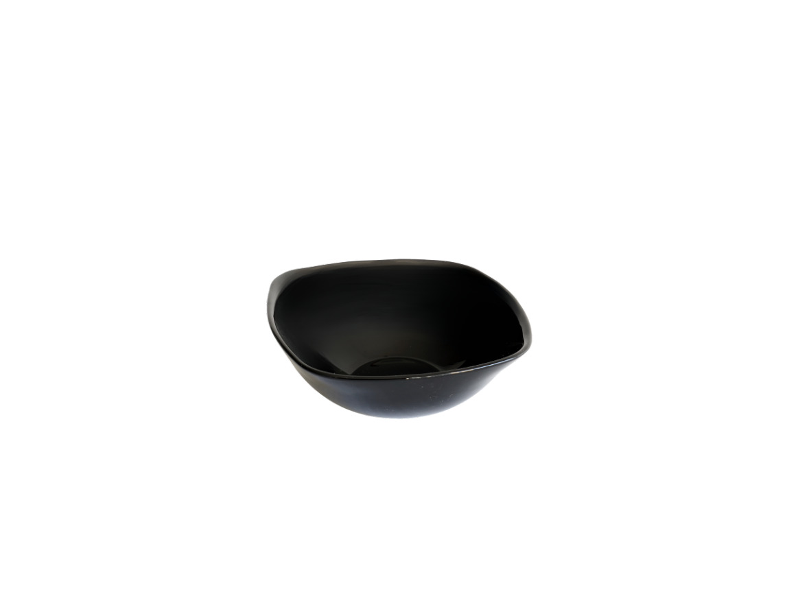 Compotera cuadrada negra 11cm-HLFW50